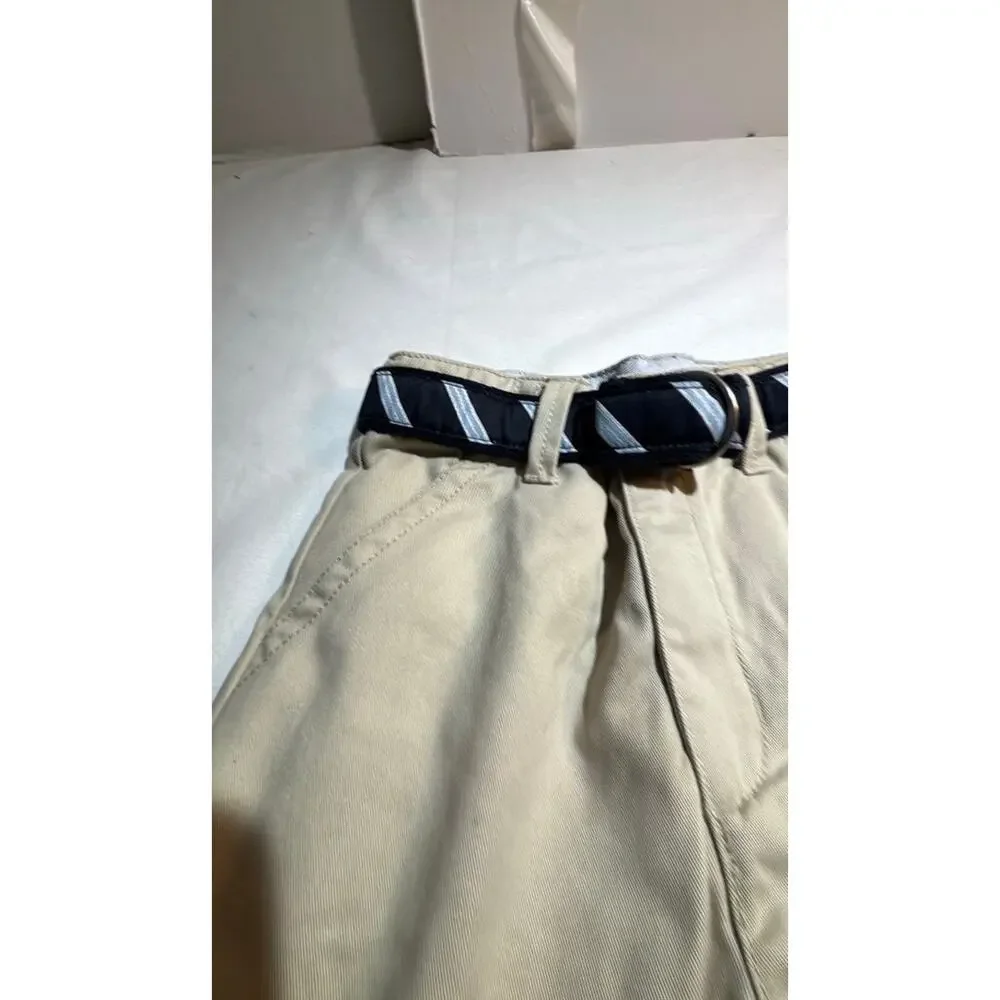 Gymboree Boys' Khaki Shorts with Belt Sz 8